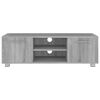 vidaXL TV Cabinet Grey Sonoma 110x40x35 cm Engineered Wood