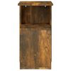 vidaXL Side Table Smoked Oak 36x30x56 cm Engineered Wood