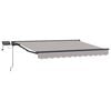 vidaXL Manual Awning Frame with LEDs 2.5 x 2 m