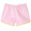 Kids' Shorts with Trim Bright Pink 116