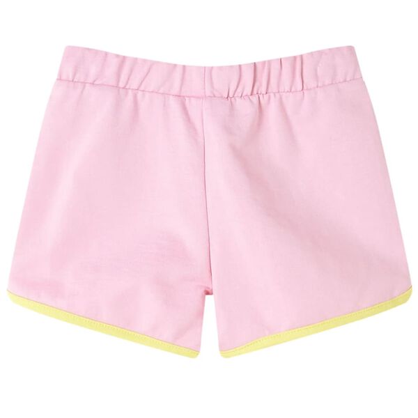 Kids' Shorts with Trim Bright Pink 116