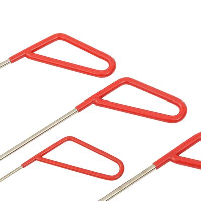 vidaXL 9 Piece Dent Repair Hook Rods Stainless Steel