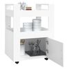 vidaXL Kitchen Trolley White 60x45x80 cm Engineered Wood