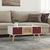 vidaXL Coffee Table with Drawers 80x40x35.5 cm Engineered Wood