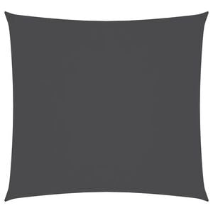 vidaXL Sunshade Sail Oxford Fabric Square 3.6x3.6 m Anthracite