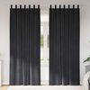 vidaXL Blackout Curtains 2 pcs Dark Grey 140 x 225 cm Velvet
