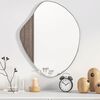 vidaXL Wall Mirror Silver 60x50 cm