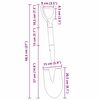 vidaXL Shovel Black 68.5 cm Power Coated Steel and Solid Wood
