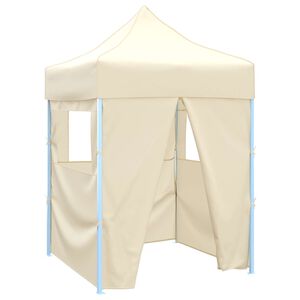 vidaXL Party Tent Folding Cream 200 x 200 x 315 cm Oxford Fabric