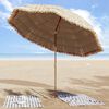vidaXL Garden Parasol Natural 255 x 255 x 255 cm