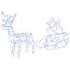 vidaXL Reindeer and Sleigh Christmas Decoration LOVIISA 320 LEDs Blue