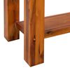 vidaXL Console Table Solid Acacia Wood 86x30x75 cm
