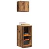 vidaXL Garage Cabinets 2 pcs Old Wood Engineered Wood