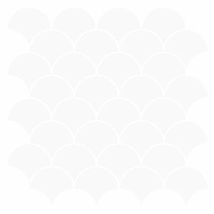 vidaXL Fish Scale Tile 10 pcs White 30 x 30 cm Polyurethane and PET