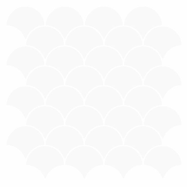 vidaXL Fish Scale Tile 10 pcs White 30 x 30 cm Polyurethane and PET