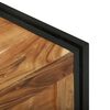 vidaXL Storage Box Brown and Black 60 x 40 x 41 cm Solid Acacia Wood