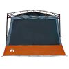 vidaXL Inner Tent with Roof Grey and Orange 291 x 291 x 240 cm Taffeta