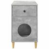 vidaXL Cat House Concerte 72 x 42.5 x 70 cm Engineered Wood
