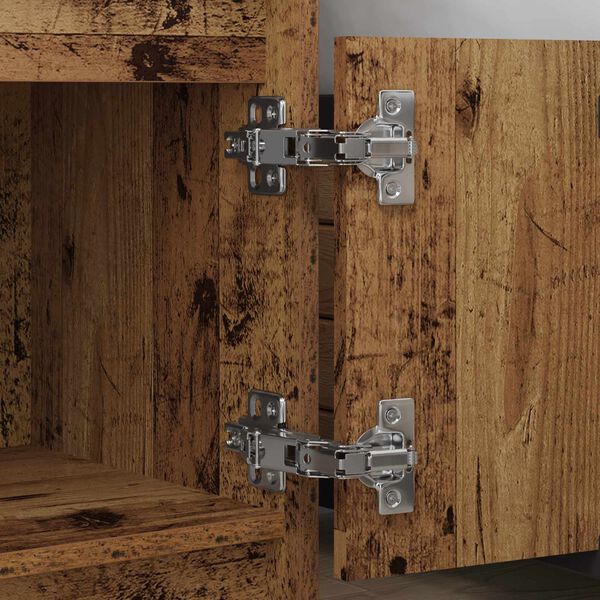 vidaXL Hinge 126 pcs Nickel 139 x 64.1 x 10 mm Iron