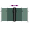 vidaXL Retractable Side Awning Dark Green 120x1200 cm