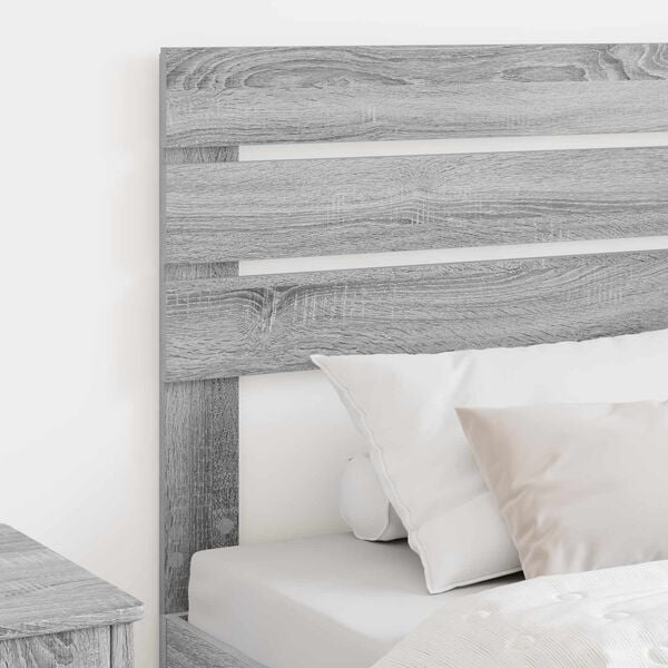 vidaXL Headboard with Headboard Grey Sonoma 75 cm Engineered wood