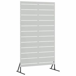 vidaXL Privacy Screen 100 x 50 x 180 cm Galvanised Steel Silver