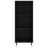 vidaXL Highboard Black 34.5x34x180 cm Engineered Wood