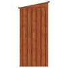 vidaXL Garden Sheds Brown 137 x 81 x 180 cm Metal
