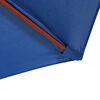vidaXL Garden Parasol with Wooden Pole 300x258 cm Blue