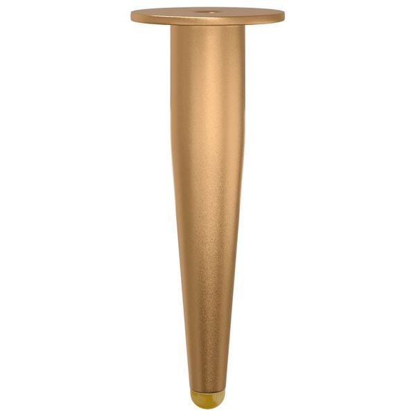 vidaXL Standing Feet 2 pcs Gold 98 x 40 mm Iron