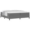 vidaXL Box Spring Bed Light Grey 200 x 200 cm Velvet