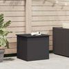 vidaXL Outdoor Storage Box Black 55 x 50.5 x 50 cm Steel