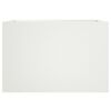 vidaXL Planter White 62x47x46 cm Steel