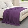 vidaXL Throw Blanket Purple 200 x 150 cm Fleece