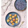 Cosy & Trendy Deep Plate with Circles Pattern Atlantis 4 pcs &Oslash;24cm Blue