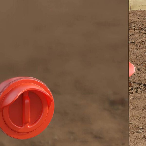 vidaXL Chicken Feeder 2 pcs Silver 32.5 x 20.5 x 43 cm