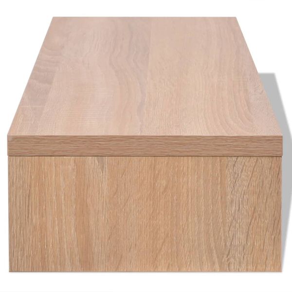 vidaXL Monitor Stand Engineered Wood 60x23.5x12 cm Beige