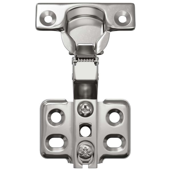 vidaXL Hinge 2 pcs Nickel 26 mm Iron
