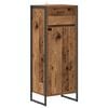vidaXL Bathroom Cabinet Old Wood 40 x 30 x 100 cm Engineered Wood