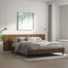vidaXL Wall Headboard Brown Oak 240x1.5x80 cm Engineered Wood
