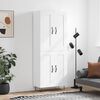 vidaXL Highboard White 69.5x34x180 cm Engineered Wood