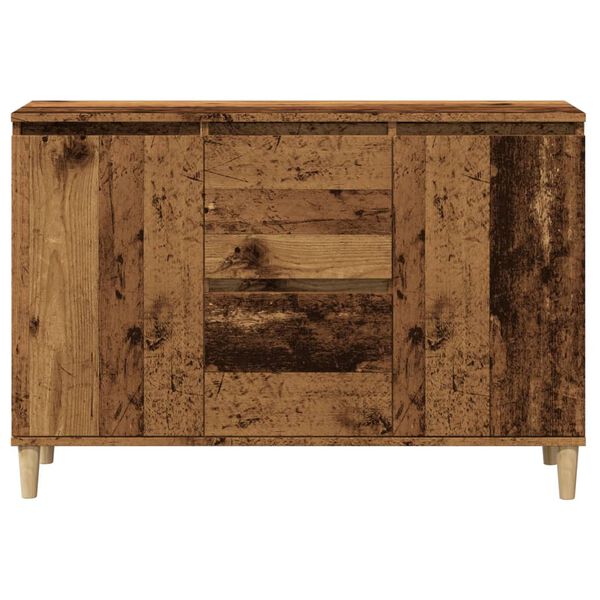 vidaXL Sideboard Old Wood 102x35x70 cm Engineered Wood