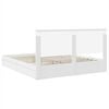 vidaXL Storage Bed with Headboard White 180 x 200 cm Engineered Wood