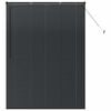 vidaXL Venetian Blinds Height Adjustable Black 175 x 130 cm Aluminium