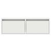 vidaXL TV Cabinet with LED Lights White 75x35.5x25 cm