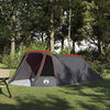 vidaXL Tunnel Tent with Roof Grey and Orange 328 x 228 x 115 cm