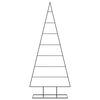 vidaXL Metal Christmas Tree for Decoration Black 150 cm