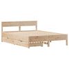 vidaXL Bed Frame without Mattress 120x200 cm Solid Wood Pine