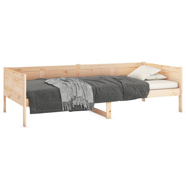 vidaXL Day Bed without Mattress Solid Wood Pine 80x200 cm