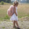 CHILDHOME Kids School Backpack ABC Pink and Copper
